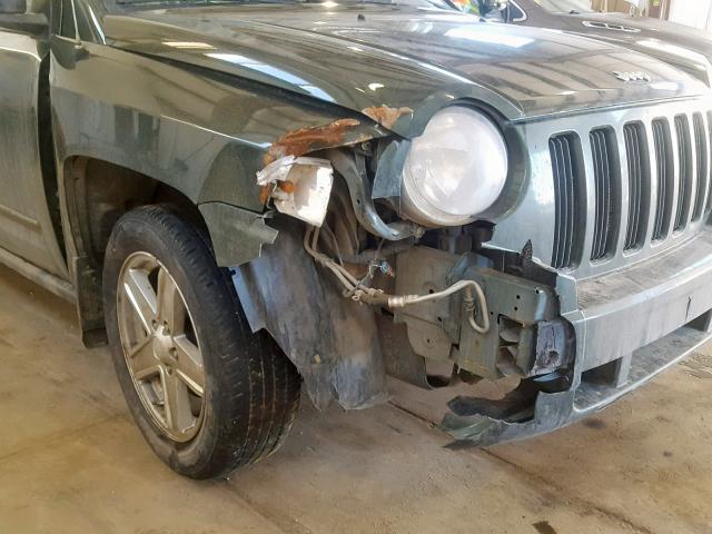 1J8FT47W68D756903 - 2008 JEEP COMPASS SP 绿色 照片 9