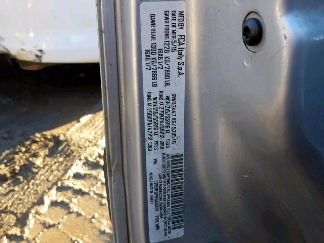 ZFBERFBT9F6A50123 - 2015 RAM PROMASTER 银色 照片 10