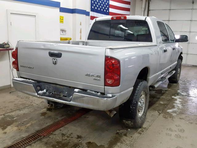 3D7KS29AX7G804165 - 2007 DODGE RAM 2500 GRAY photo 4