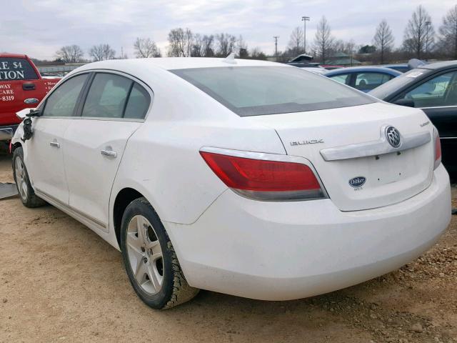 1G4GA5ED5BF264959 - 2011 BUICK LACROSSE C WHITE photo 3