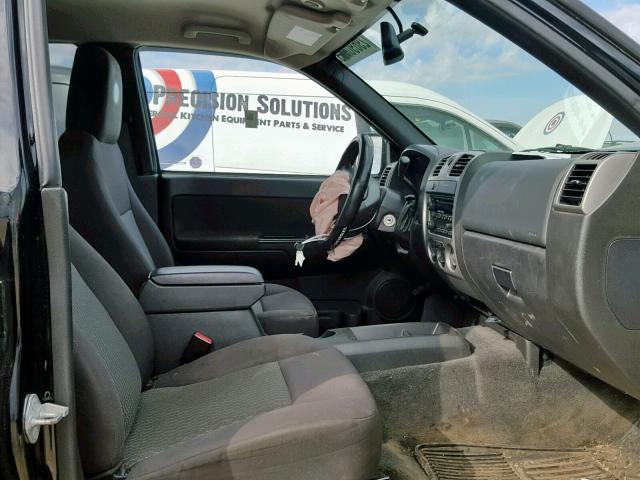 1GCDSCF96C8136206 - 2012 CHEVROLET COLORADO L BLACK photo 5