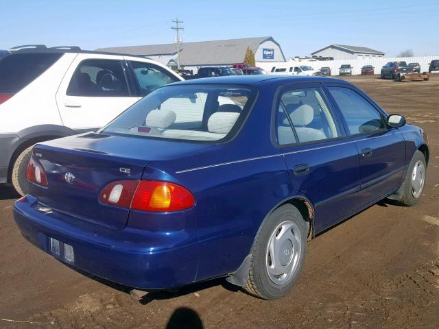 1NXBR12E6WZ138569 - 1998 TOYOTA COROLLA VE BLUE photo 4