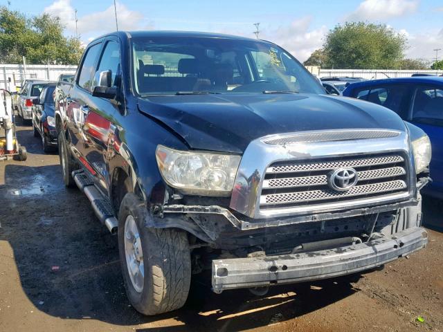 5TFDV58128X034117 - 2008 TOYOTA TUNDRA CRE BLACK photo 1