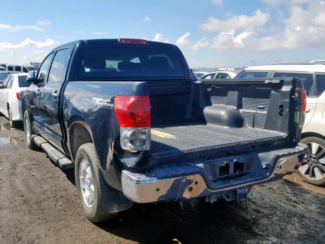 5TFDV58128X034117 - 2008 TOYOTA TUNDRA CRE BLACK photo 3