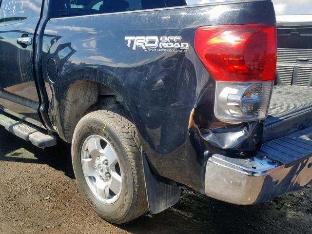 5TFDV58128X034117 - 2008 TOYOTA TUNDRA CRE BLACK photo 9