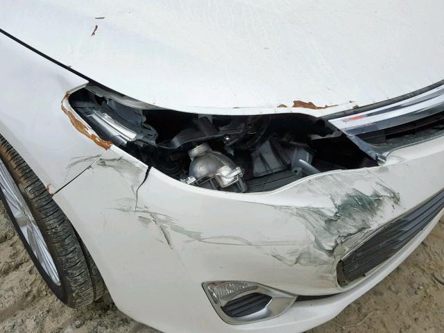 4T1BD1EB9FU041771 - 2015 TOYOTA AVALON HYB WHITE photo 9