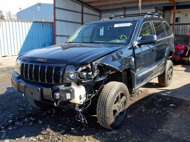 1J4HR48N66C332994 - 2006 JEEP GRAND CHER BLACK photo 2