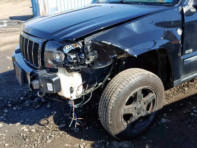 1J4HR48N66C332994 - 2006 JEEP GRAND CHER BLACK photo 9