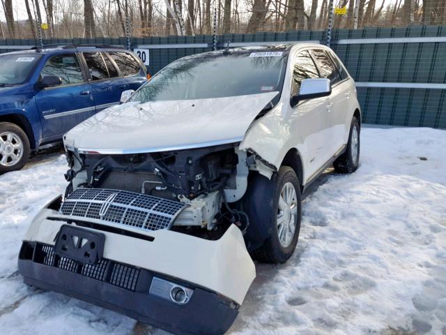 2LMDU88C97BJ23713 - 2007 LINCOLN MKX WHITE photo 2