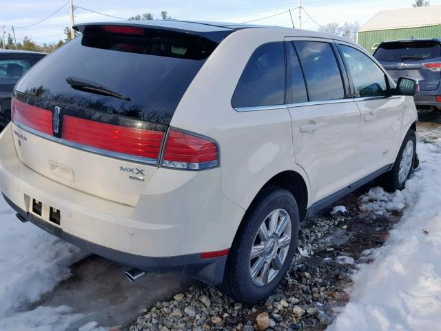 2LMDU88C97BJ23713 - 2007 LINCOLN MKX WHITE photo 4