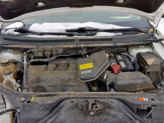 2LMDU88C97BJ23713 - 2007 LINCOLN MKX WHITE photo 7