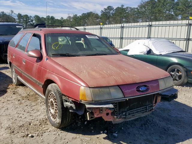 1FACP5748MA116387 - 1991 FORD TAURUS GL BURGUNDY photo 1