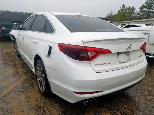 5NPE34AFXFH104322 - 2015 HYUNDAI SONATA SPORT  photo 3