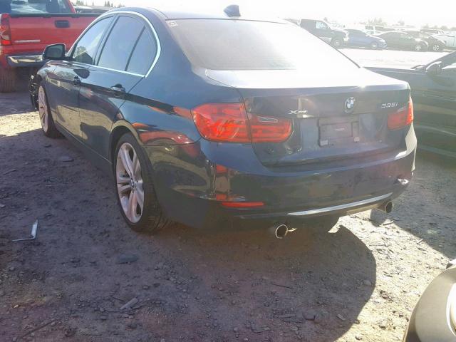 WBA3B9C55DF587668 - 2013 BMW 335 XI BLUE photo 3