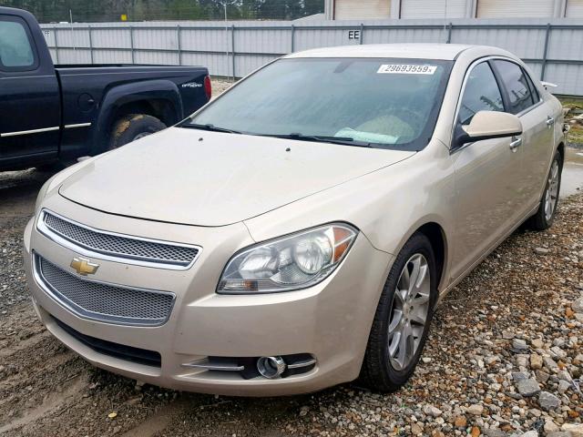 1G1ZE5E01AF129435 - 2010 CHEVROLET MALIBU LTZ TAN photo 2