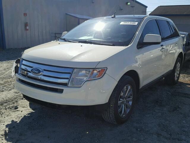 2FMDK48C77BA26049 - 2007 FORD EDGE SEL WHITE photo 2