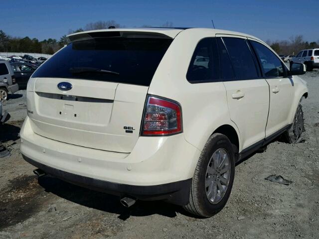 2FMDK48C77BA26049 - 2007 FORD EDGE SEL WHITE photo 4