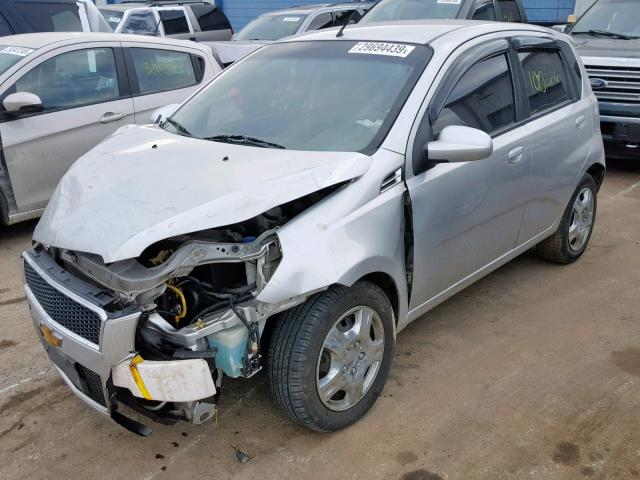 KL1TG6DE9BB231608 - 2011 CHEVROLET AVEO LT GRAY photo 2