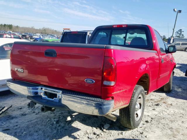 2FTRF17W34CA84643 - 2004 FORD F-150 HERI RED photo 4