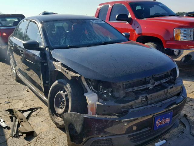 3VW2K7AJ3BM019349 - 2011 VOLKSWAGEN JETTA BASE BLACK photo 1