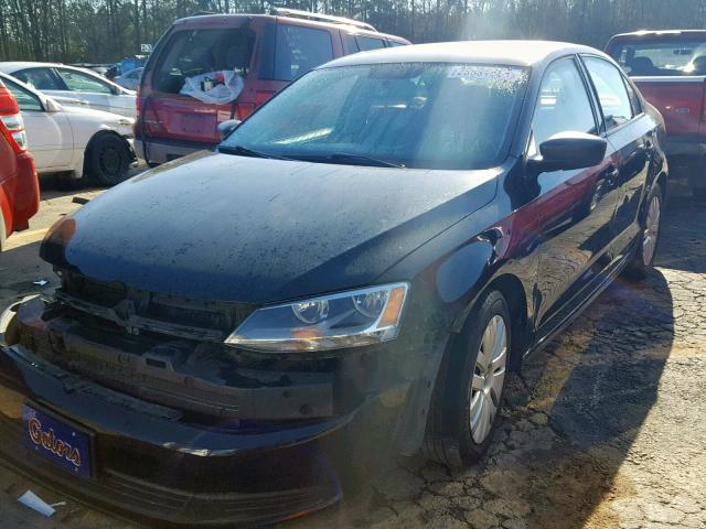 3VW2K7AJ3BM019349 - 2011 VOLKSWAGEN JETTA BASE BLACK photo 2