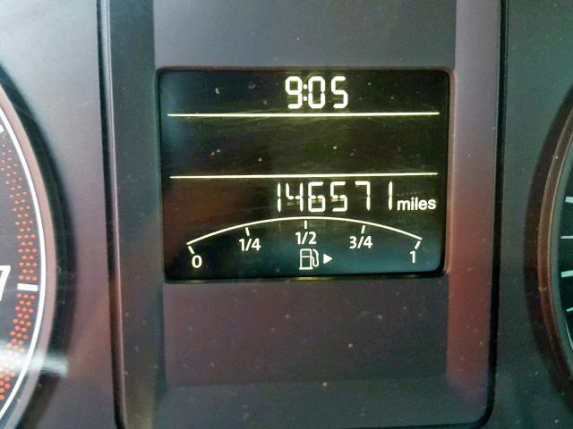 3VW2K7AJ3BM019349 - 2011 VOLKSWAGEN JETTA BASE BLACK photo 8