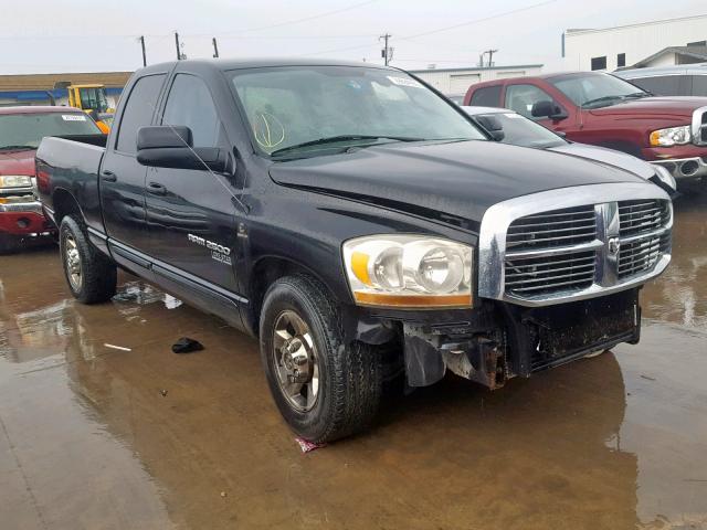 3D7KR28C76G273777 - 2006 DODGE RAM 2500 S BLACK photo 1