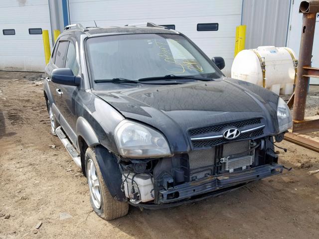 KM8JM12D56U303366 - 2006 HYUNDAI TUCSON GL BLACK photo 1