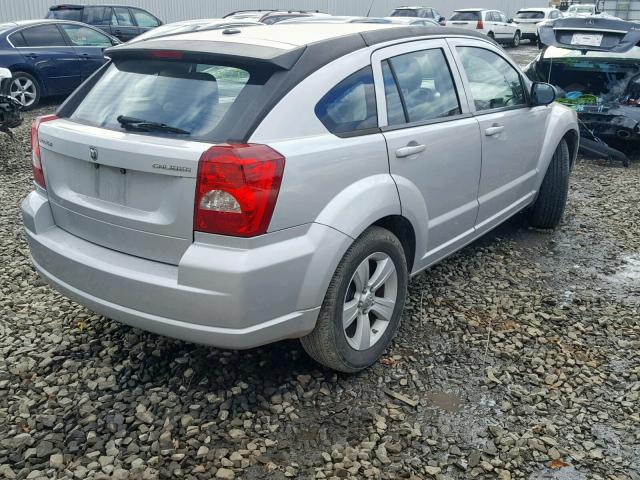 1B3CB3HA4BD254670 - 2011 DODGE CALIBER MA SILVER photo 4