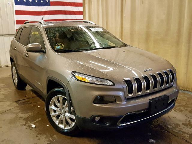 1C4PJMDS3HW571375 - 2017 JEEP CHEROKEE L BROWN photo 1