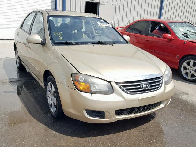 KNAFE221895647904 - 2009 KIA SPECTRA EX GOLD photo 1