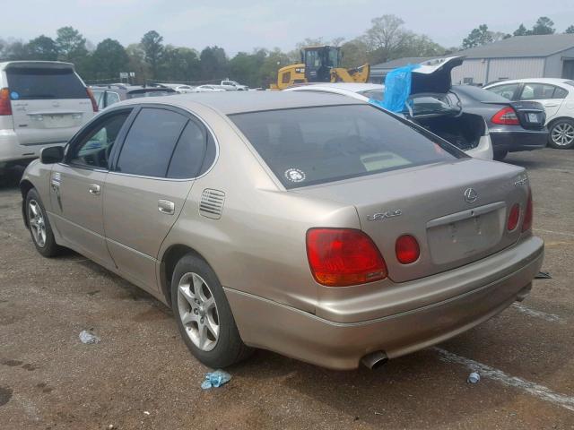 JT8BD69S410147863 - 2001 LEXUS GS 300 GOLD photo 3