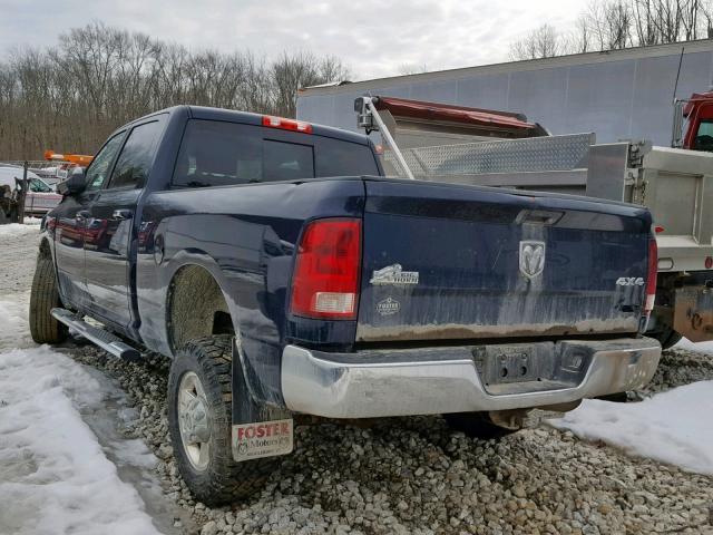 3C63D3DL1CG267825 - 2012 DODGE RAM 3500 S BLUE photo 3