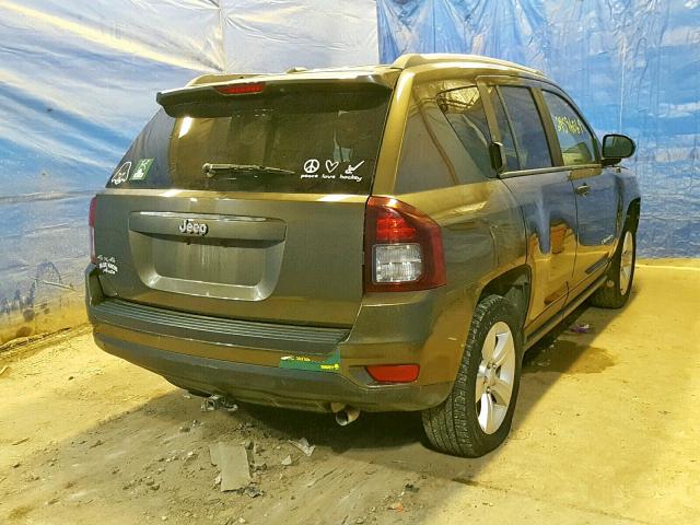 1C4NJDBBXGD549930 - 2016 JEEP COMPASS SP GREEN photo 4