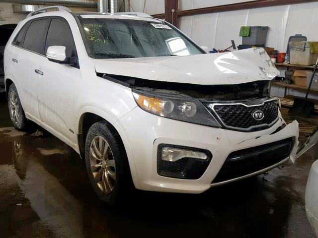 5XYKWDA28CG292252 - 2012 KIA SORENTO SX WHITE photo 1