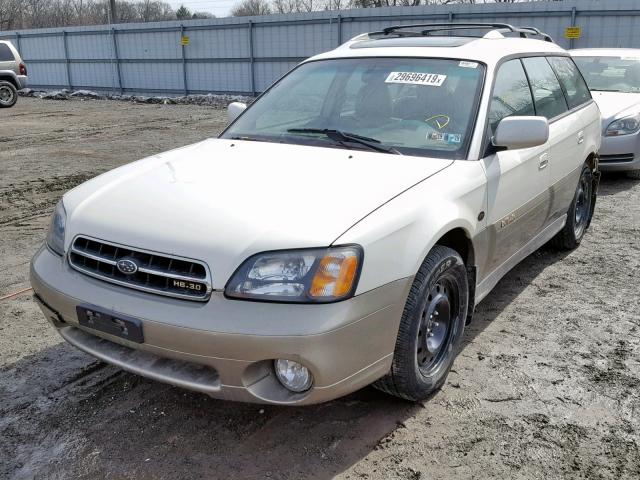 4S3BH806017636737 - 2001 SUBARU LEGACY OUT WHITE photo 2