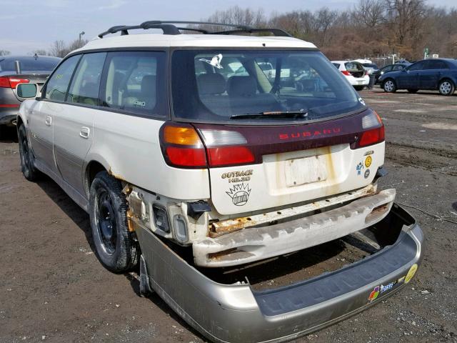 4S3BH806017636737 - 2001 SUBARU LEGACY OUT WHITE photo 3