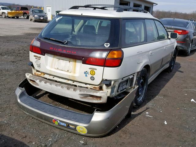 4S3BH806017636737 - 2001 SUBARU LEGACY OUT WHITE photo 4