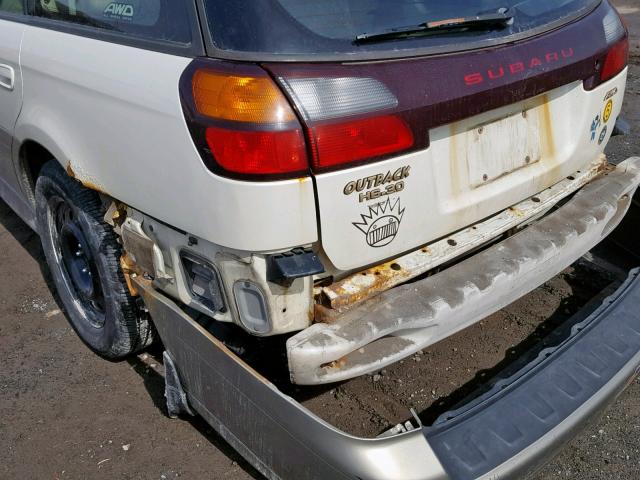 4S3BH806017636737 - 2001 SUBARU LEGACY OUT WHITE photo 9