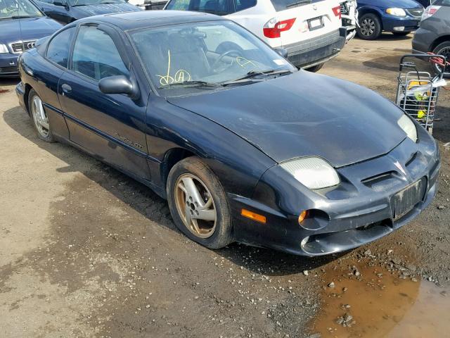 1G2JD12T227181073 - 2002 PONTIAC SUNFIRE GT BLACK photo 1