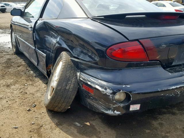 1G2JD12T227181073 - 2002 PONTIAC SUNFIRE GT BLACK photo 10