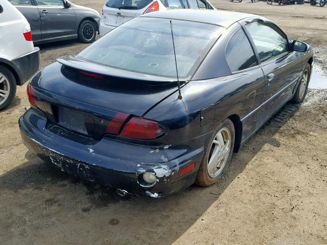 1G2JD12T227181073 - 2002 PONTIAC SUNFIRE GT BLACK photo 4