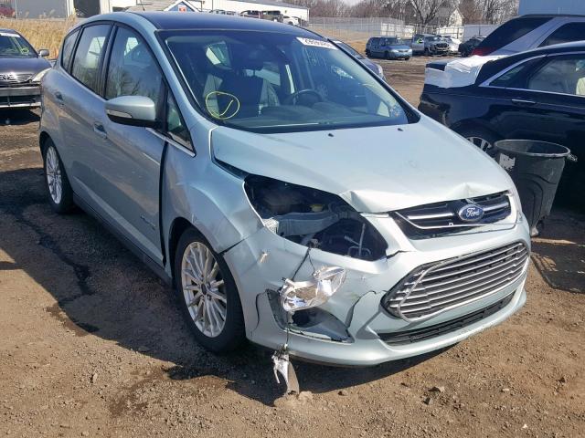 1FADP5BU9DL555503 - 2013 FORD C-MAX SEL GREEN photo 1