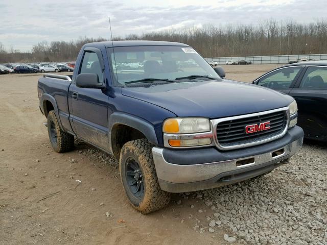 1GTEK14V42Z227864 - 2002 GMC NEW SIERRA BLUE photo 1