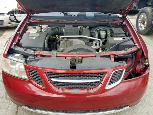 5S3ET13S572805369 - 2007 SAAB 9-7X 4.2I MAROON photo 7