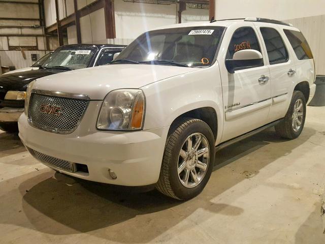 1GKFK63848J106244 - 2008 GMC YUKON DENA WHITE photo 2