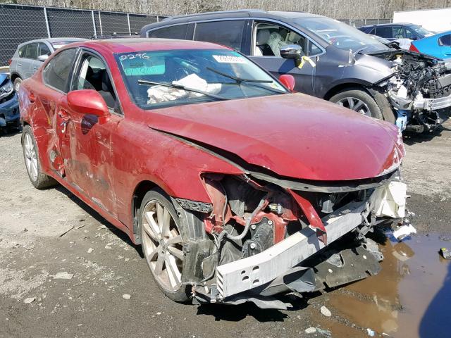 JTHBK262165015673 - 2006 LEXUS IS 250 RED photo 1