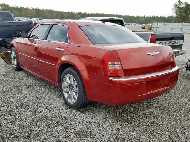 2C3KA63H17H604208 - 2007 CHRYSLER 300C RED photo 3