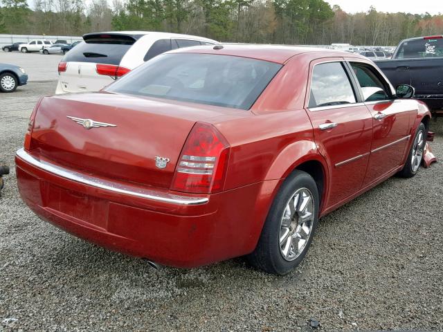 2C3KA63H17H604208 - 2007 CHRYSLER 300C RED photo 4