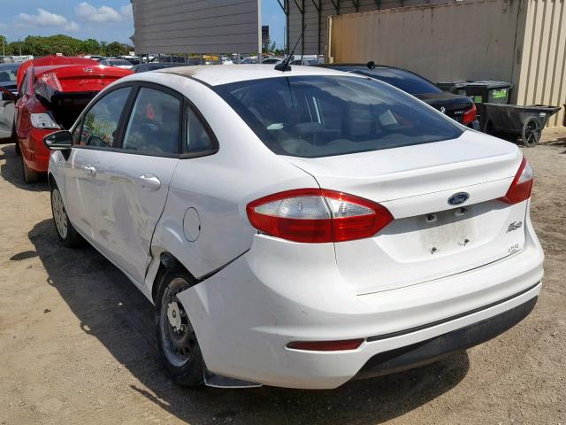 3FADP4AJ9FM216100 - 2015 FORD FIESTA S WHITE photo 3